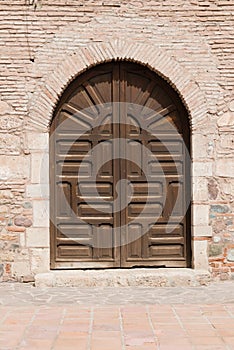 Ancient church doors