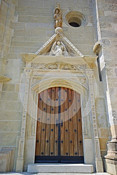 Ancient church entrance