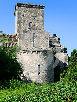 ancient church at Germigny-des-Pres in France