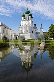 The ancient church of John the Theologian in the Rostov Kremlin