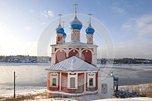 The ancient church of the Kazan Icon of the Mother of God. Tutaev