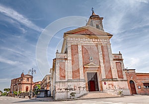 Ancient church in Longiano, Emilia Romagna, Italy photo