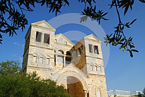 Ancient Church Mount Tabor, Israel