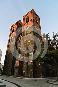 Ancient church in the old part of the city