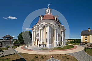 Ancient church of Our Lady of the Scapular at the Carmelite Monastery in Myadel, Minsk region, Belarus