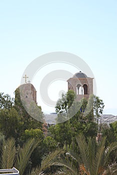 Ancient Church in Qasr el Yahud Baptismal Site, Israel