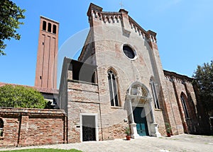 ancient church of Saint Helena also called Santa Elena in Venice