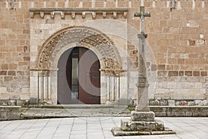 Ancient church. San Claudio de Olivares. Zamora, Castilla Leon. Spain photo
