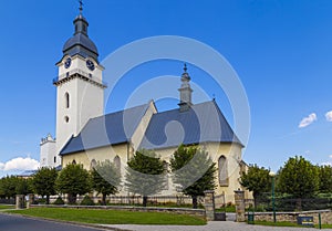 Starobylý kostol sv. Antona Pustovníka. Mesto Spišská Belá. Slovensko