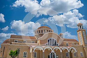 The ancient church of St. George in Paralimni, Cyprus photo