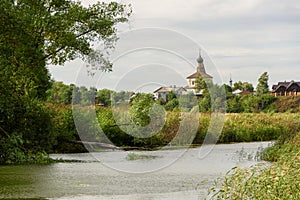 Ancient Church in Suzdal. Historical attractions and architecture of Russia.