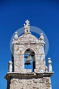 The ancient church tower of Guallatire photo