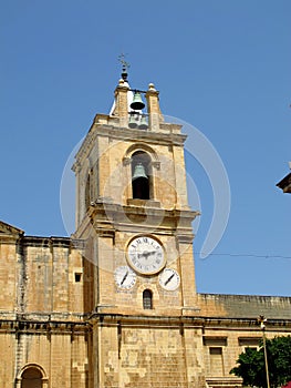 The ancient church in Valletta, Malta