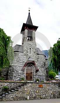 Ancient church in Vitznau, Lucerne
