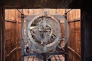 Ancient Circular Iron Mechanisms for the Movement of the Mechanical Clock of a Tower