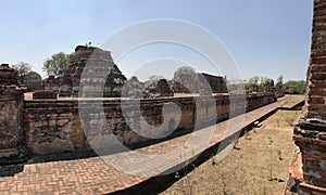 Ancient city of Ayutthaya the second capital of the Siamese Kingdom