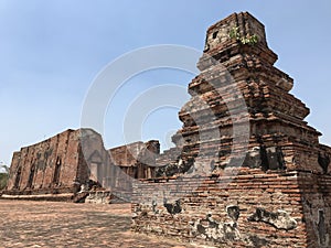 Ancient city of Ayutthaya the second capital of the Siamese Kingdom