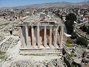 Ancient city Baalbek, Lebanon. Unesco world heritage, Biggest ancient temple in the world. Arabic middle east