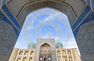 The ancient city of Bukhara Kalyan mosque - Uzbekistan photo