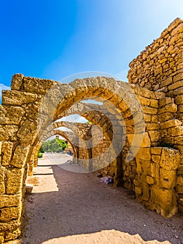 The ancient city of Caesarea