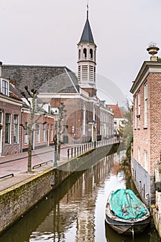 Ancient city center of Amersfoort Netherlands