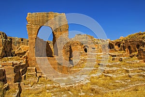 Ancient city Dara is at the Mardin