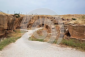 Ancient city of Dara in Mardin, Turkey