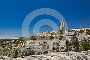 The ancient city of Gravina in Puglia, Italy