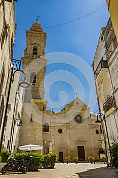 The ancient city of Gravina in Puglia, Italy