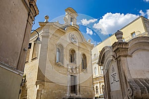 The ancient city of Gravina in Puglia, Italy