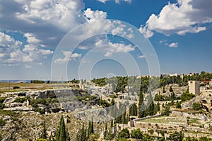 The ancient city of Gravina in Puglia, Italy