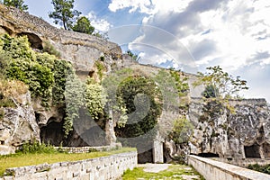 The ancient city of Gravina in Puglia, Italy