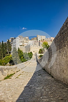 The ancient city of Gravina in Puglia, Italy