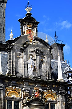 Ancient City Hall of Delft, Netherlands