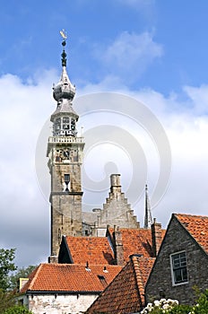 Ancient city hall of the Dutch place Veere