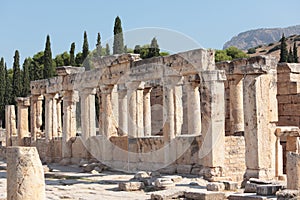 Ancient city of Hierapolis photo