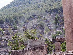 Ancient city Kayakoy, ghost town