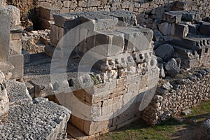 Ancient city Ksantos ancient civilization of Turkey photo