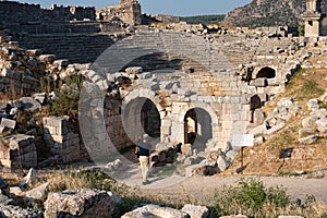 Ancient city Ksantos ancient civilization of Turkey