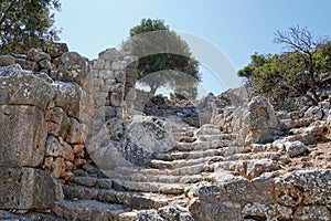 Ancient City of Lato in Kritsa, Crete photo