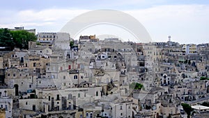 Ancient city of Matera, in Basilicata, Italy