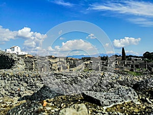 Ancient city of Pompeii, Napoli, Italy