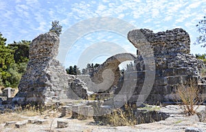 Ancient city ruins Kos, Greece