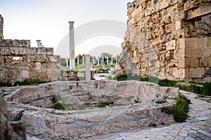 Ancient city of Salamis located in Cyprus.