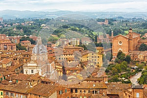 Ancient city of Siena