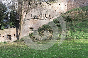 Ancient City Wall in Augsburg