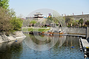 Ancient City Wall of Xi `an in Shaanxi Province