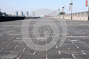 Ancient city wall of Xian, China