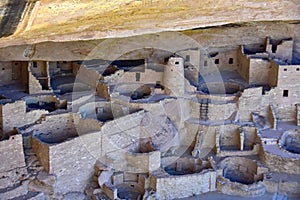 The ancient Cliff Palace, Mesa Verde