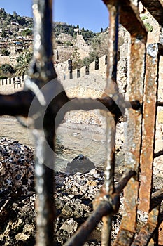 Ancient coastal ruins